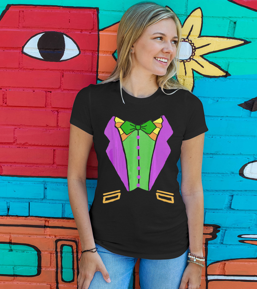 Mardi Gras Tuxedo Funny Party T-Shirt