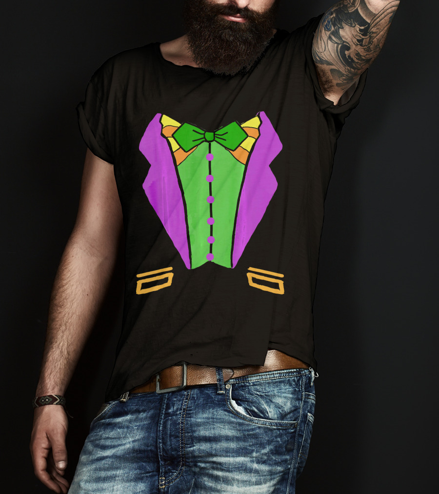 Mardi Gras Tuxedo Funny Party T-Shirt