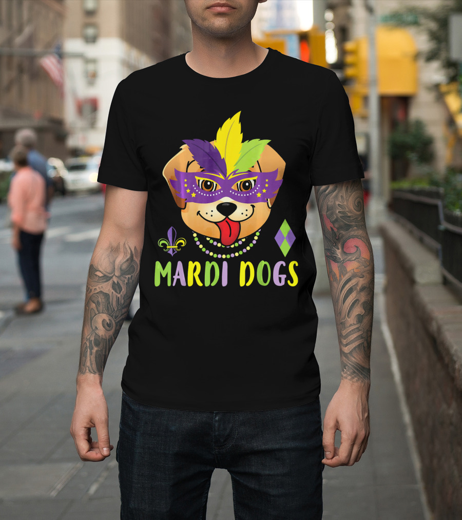 Mardi Dogs Labrador Retriever Gras Costume Dance Be T-Shirt