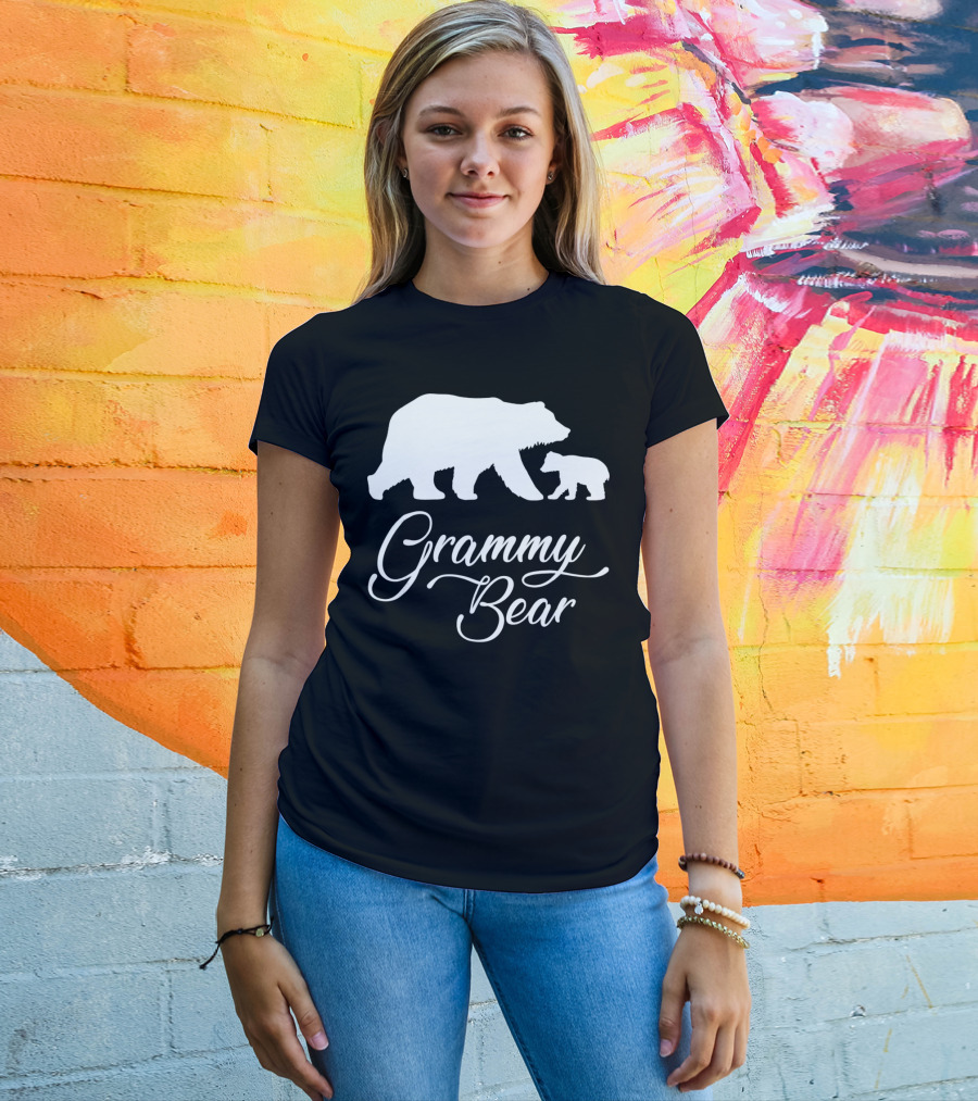 Grammy Bear Grandmother Cute Bear Cubs T-Shirt
