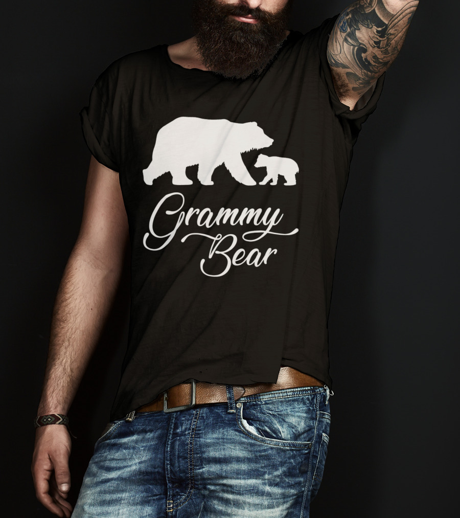 Grammy Bear Grandmother Cute Bear Cubs T-Shirt