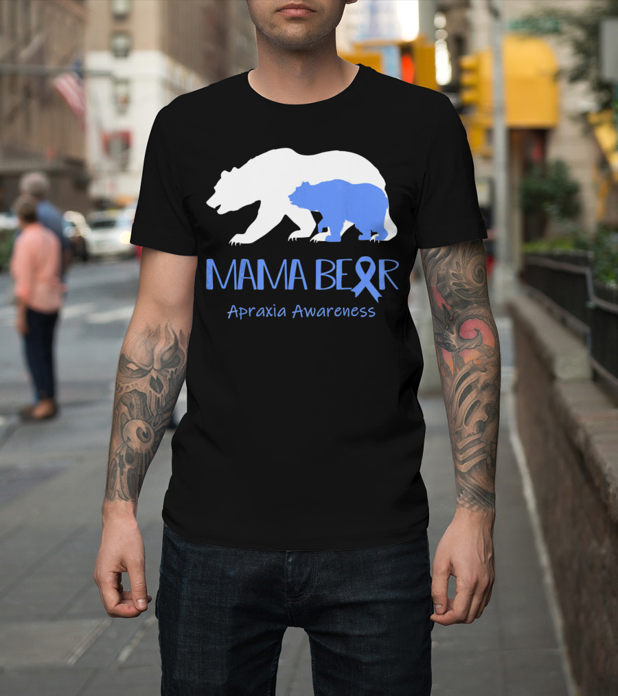 MAMA BEAR Apraxia Awareness T-Shirt