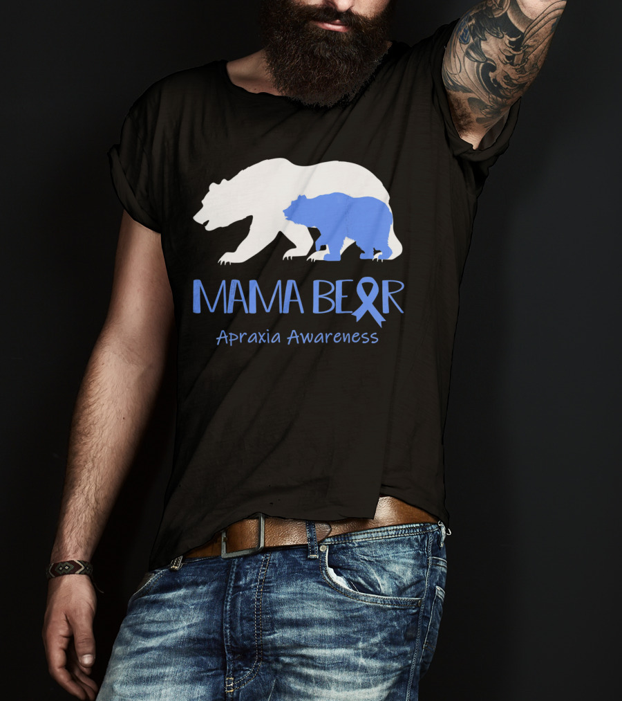 MAMA BEAR Apraxia Awareness T-Shirt