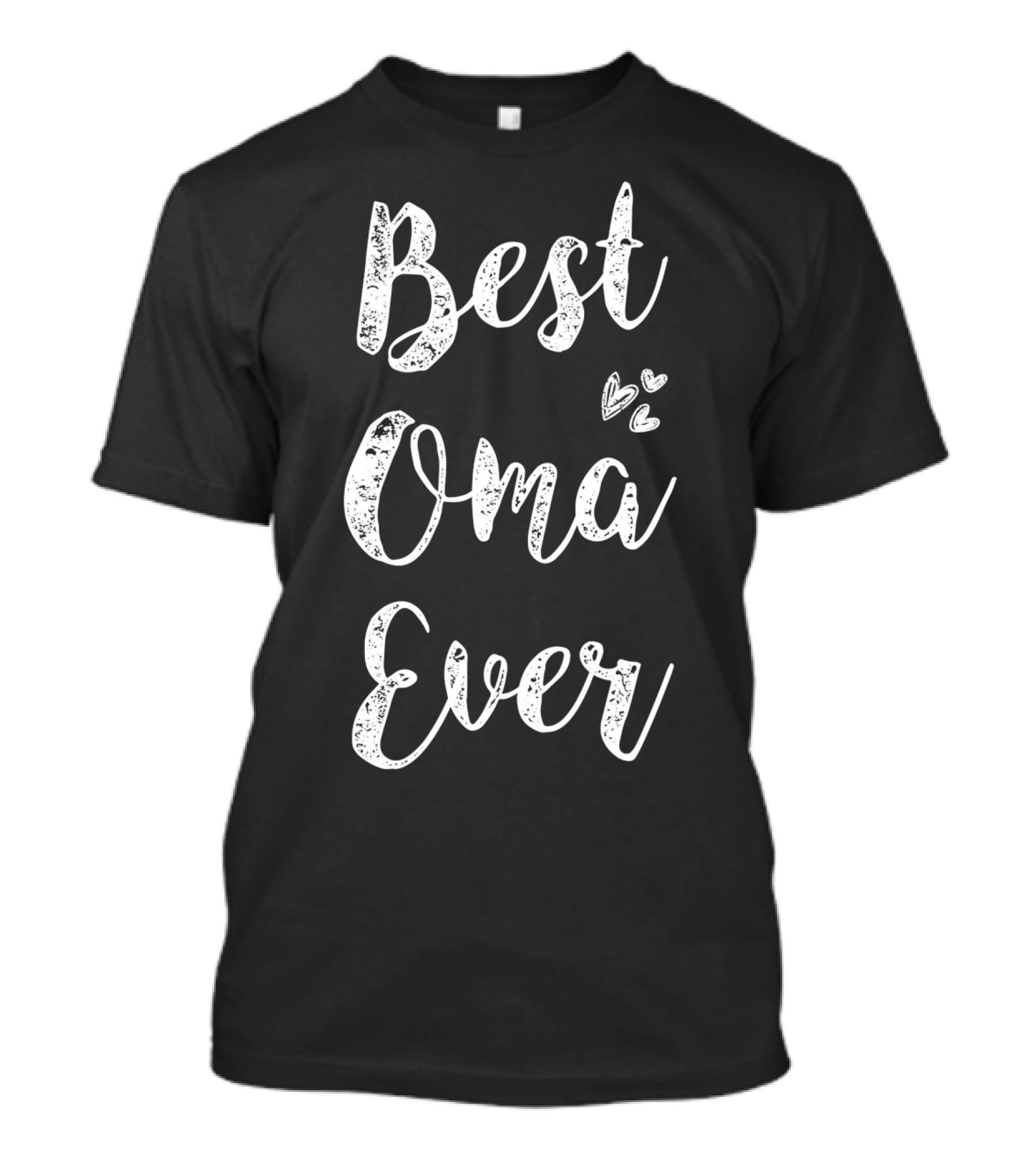 Best Oma Ever With Hearts Fun T-Shirt