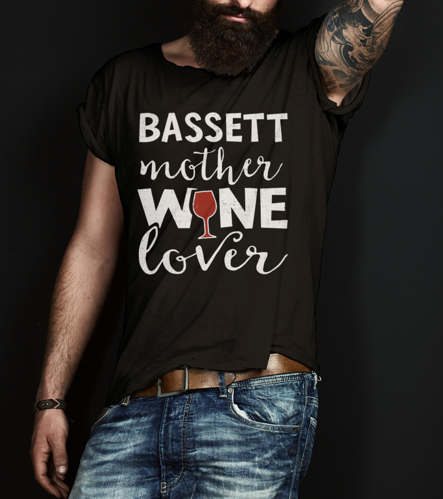 BASSETT Mother Wine Lover T-Shirt