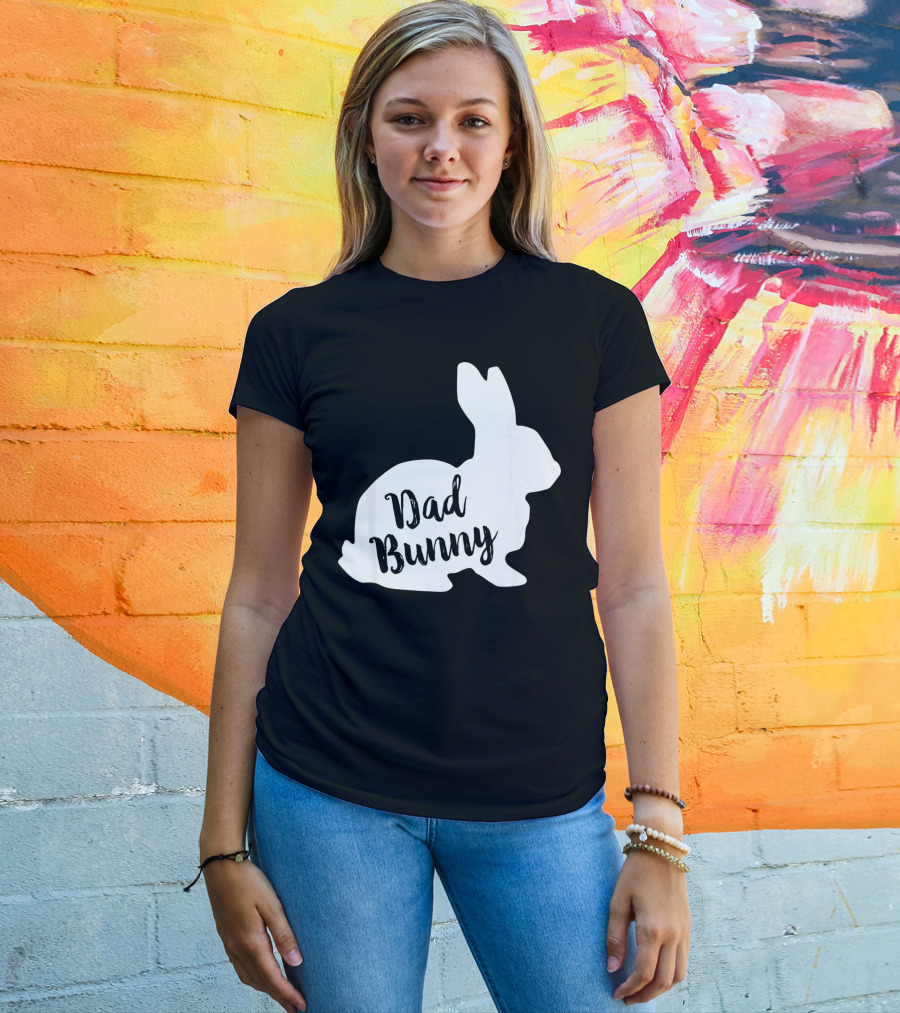 Dad Bunny Easter Family Rabbit T-Shirt