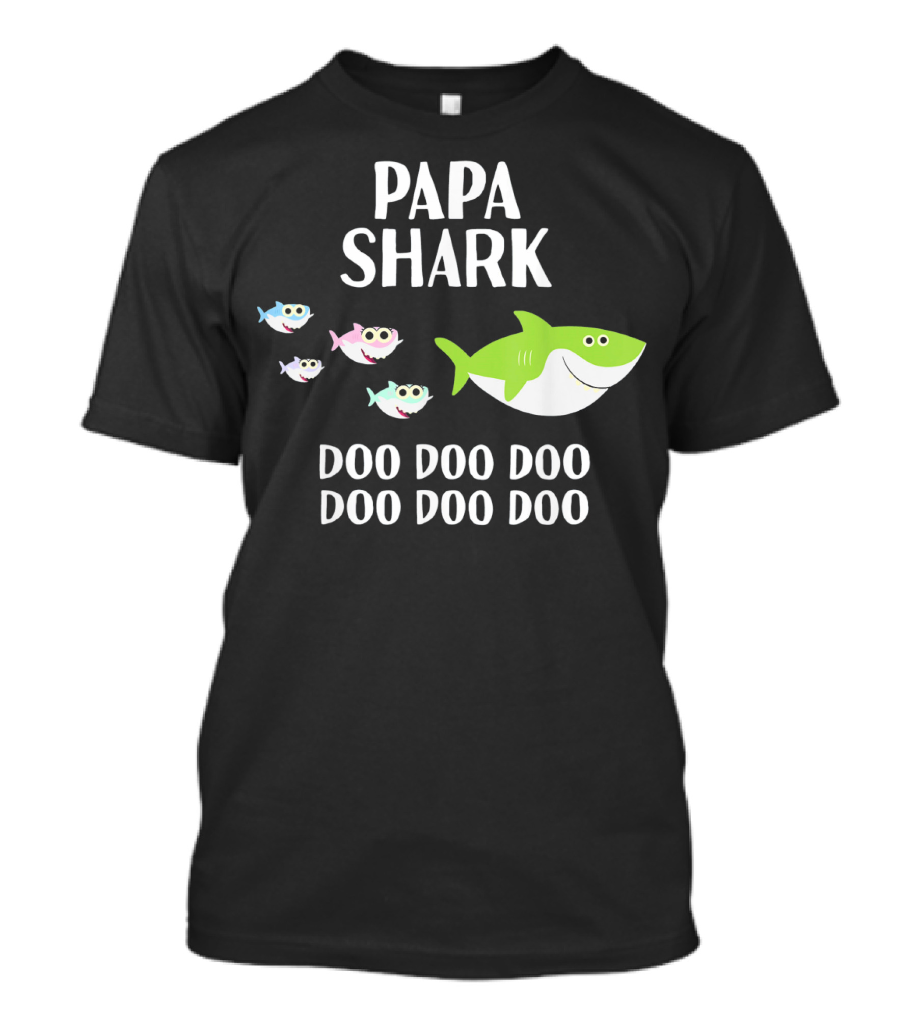 Papa Shark Doo Doo Doo Doo Fathers Mens T-Shirt