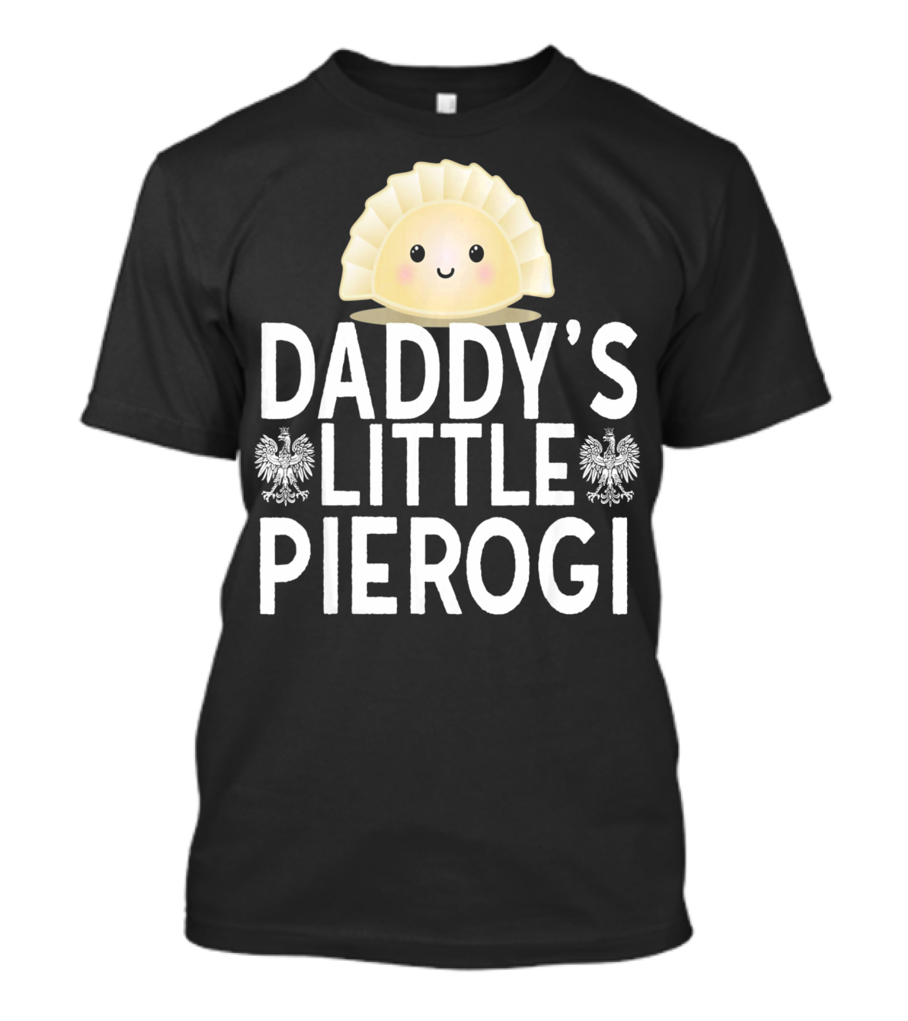 Daddy's Little Pierogi Kids Dyngus Day Polish Heritage Cute Emblem T-Shirt