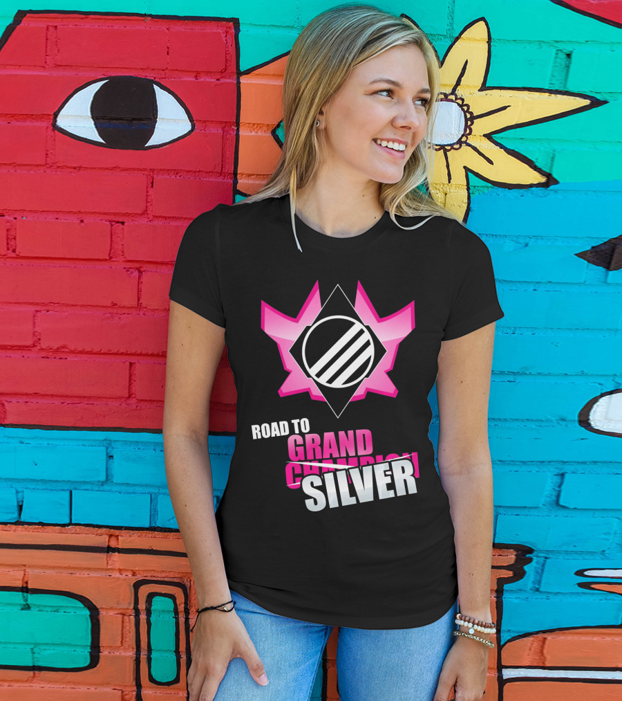 Road To Silver With Grand Champion Logo Rocket Ga T-Shirt