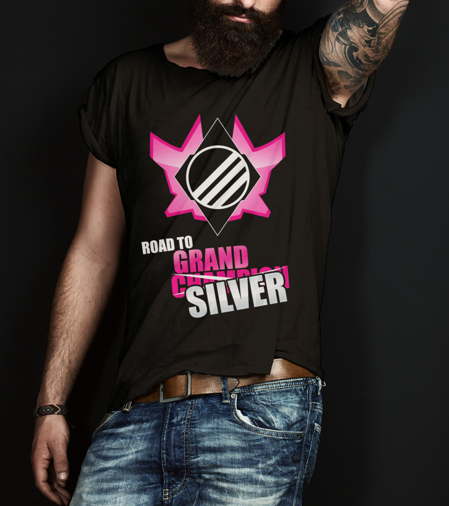 Road To Silver With Grand Champion Logo Rocket Ga T-Shirt