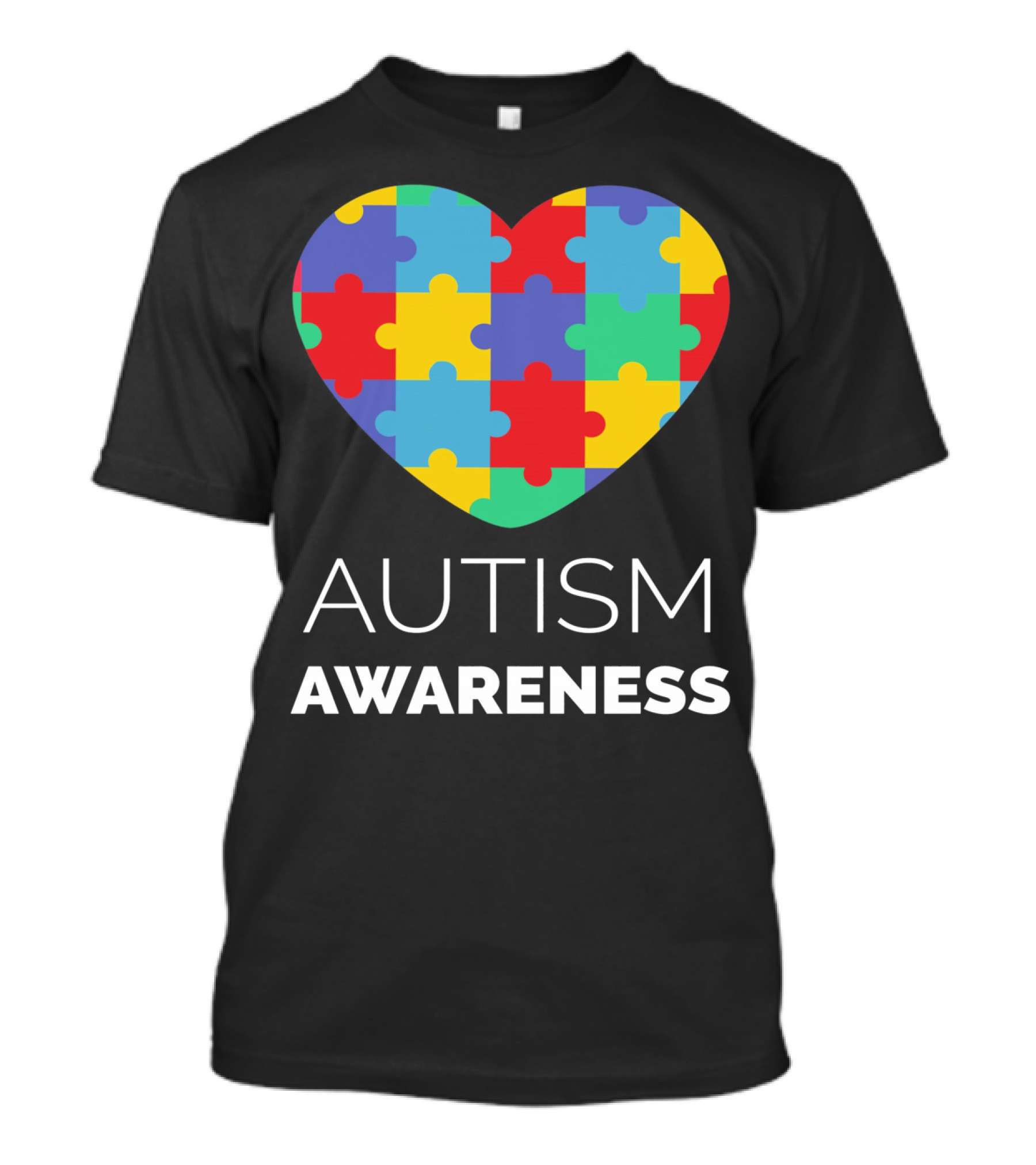 Autism Awareness Puzzle Heart T-Shirt