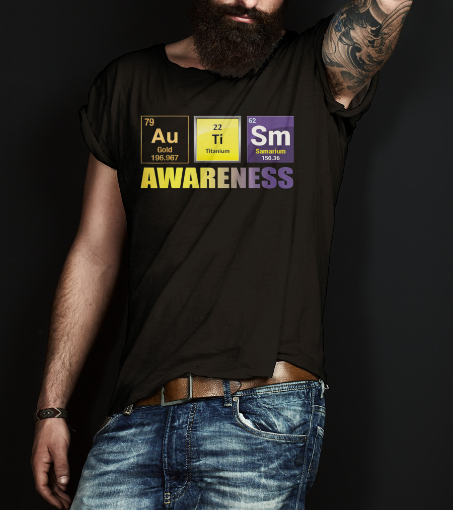 Au Ti Sm Awareness Elements T-Shirt