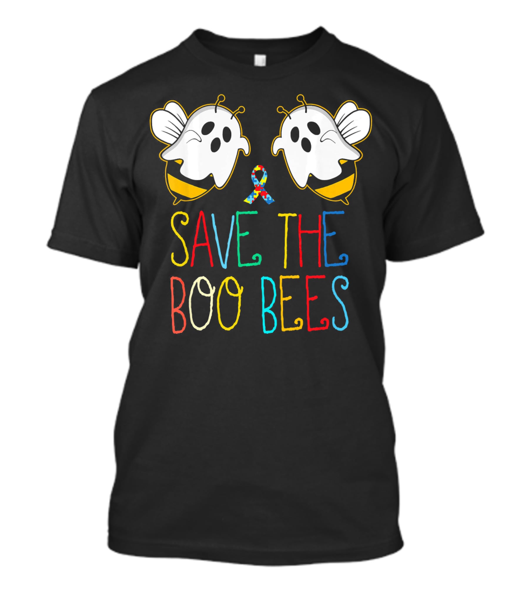 Save The Boo Bees Autism Cancer Awareness T-Shirt