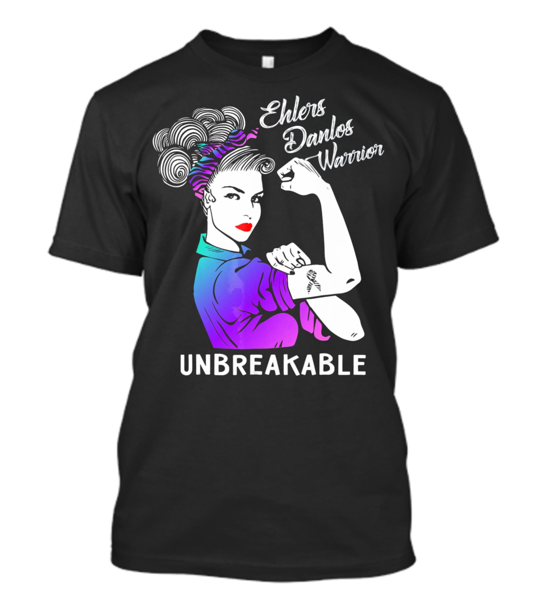Ehlers Danlos Syndrome Warrior Unbreakable T-Shirt
