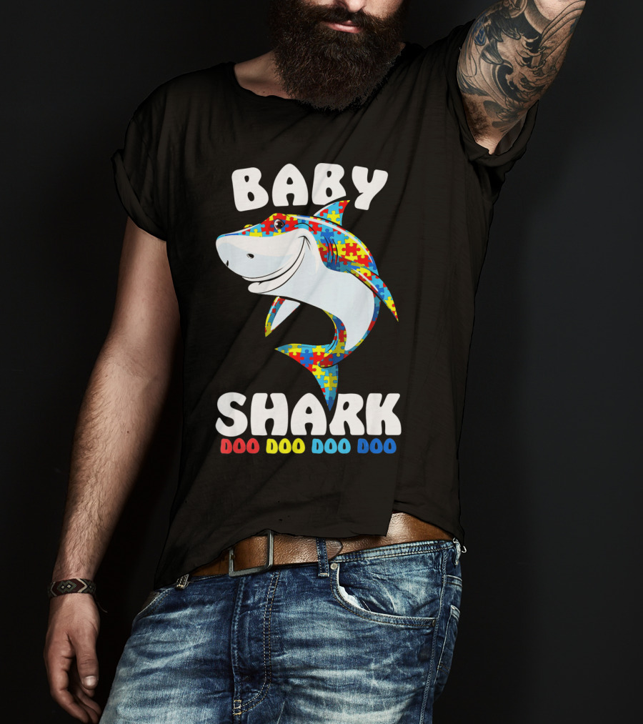Baby Shark Doo Doo Doo Doo Puzzle Birthday T-Shirt