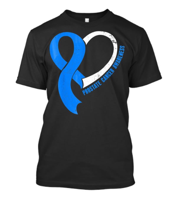 Prostate Cancer Awareness Heart T-Shirt