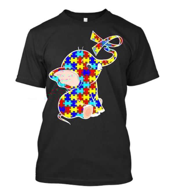 Elephant Puzzle Autism Awareness T-Shirt
