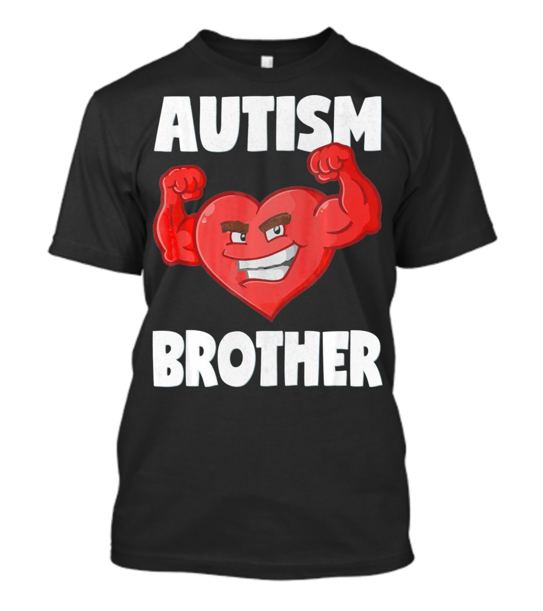Autism Brother Heart Strong Brothers T-Shirt