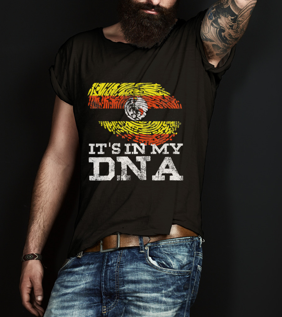 It's In My DNA Ugandan Flag Heritage Pride Africa T-Shirt