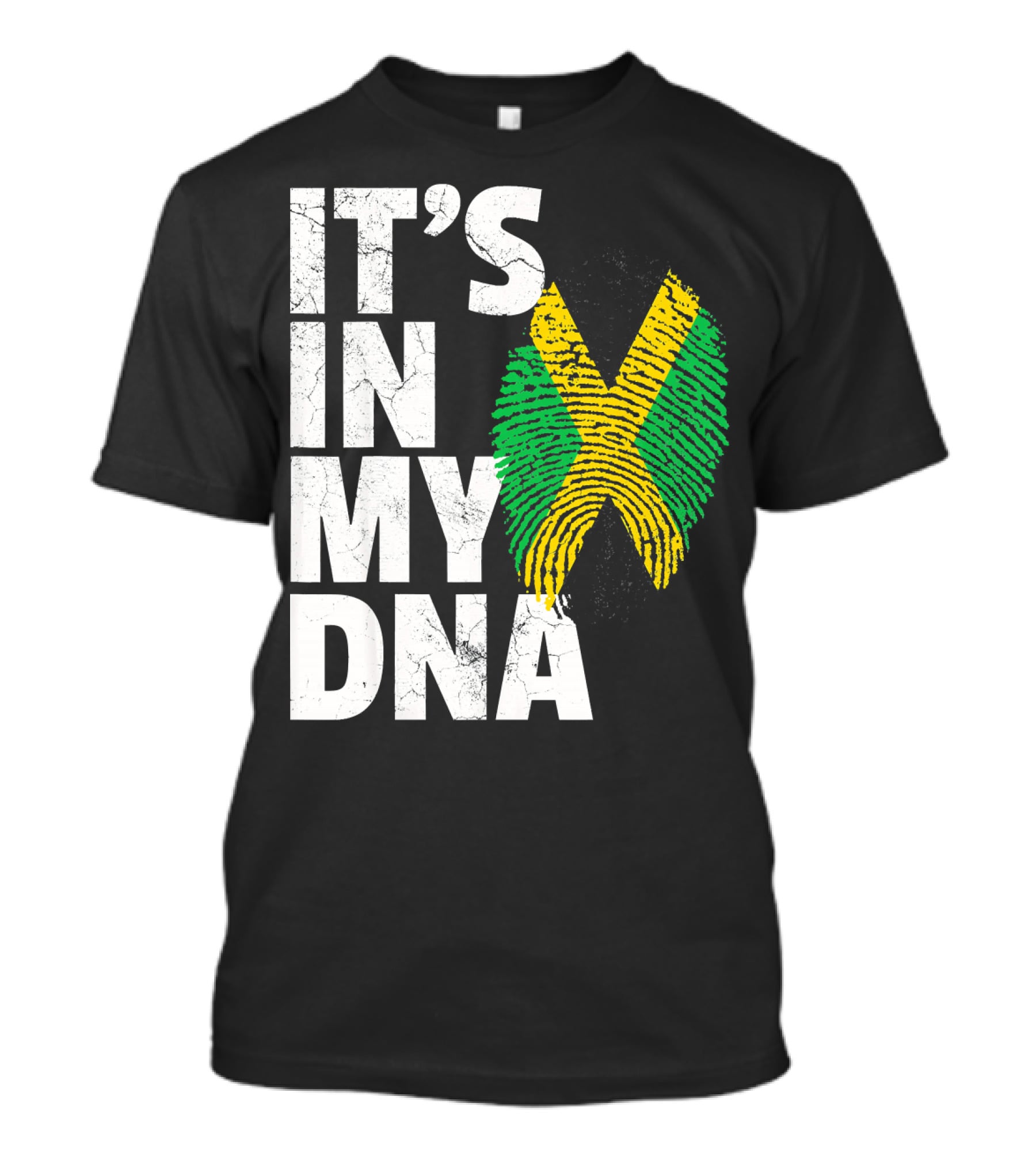 Its IN My Dna Jamaica Flag Jamaican Pride T-Shirt