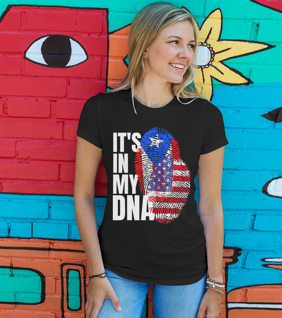 American Puerto Rican It's In My DNA T-Shirt