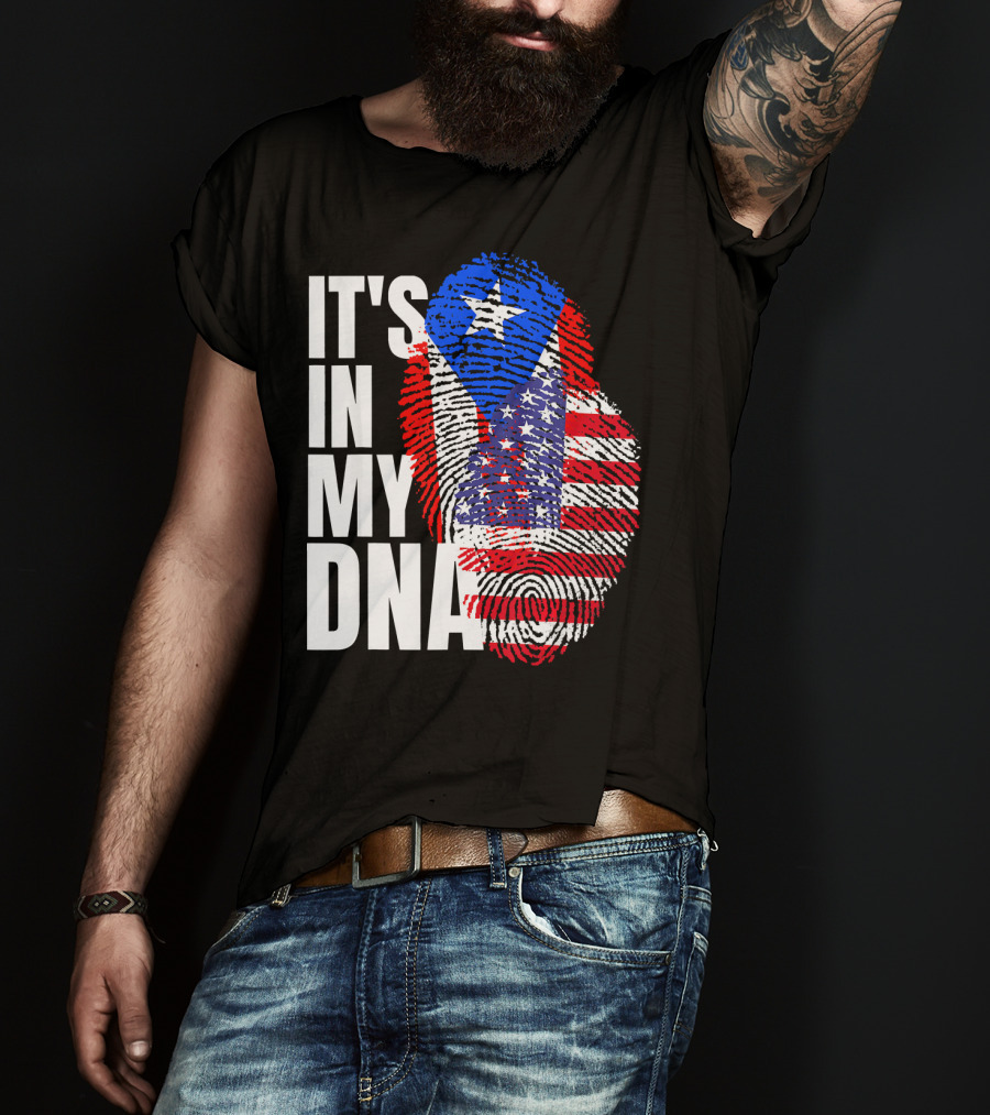 American Puerto Rican It's In My DNA T-Shirt