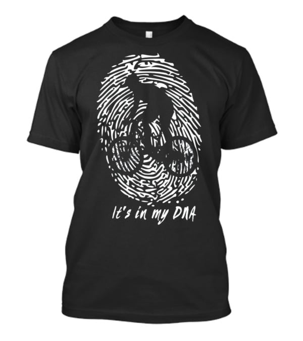 MTB It's In My DNA Fingerprint Cyclist T-Shirt