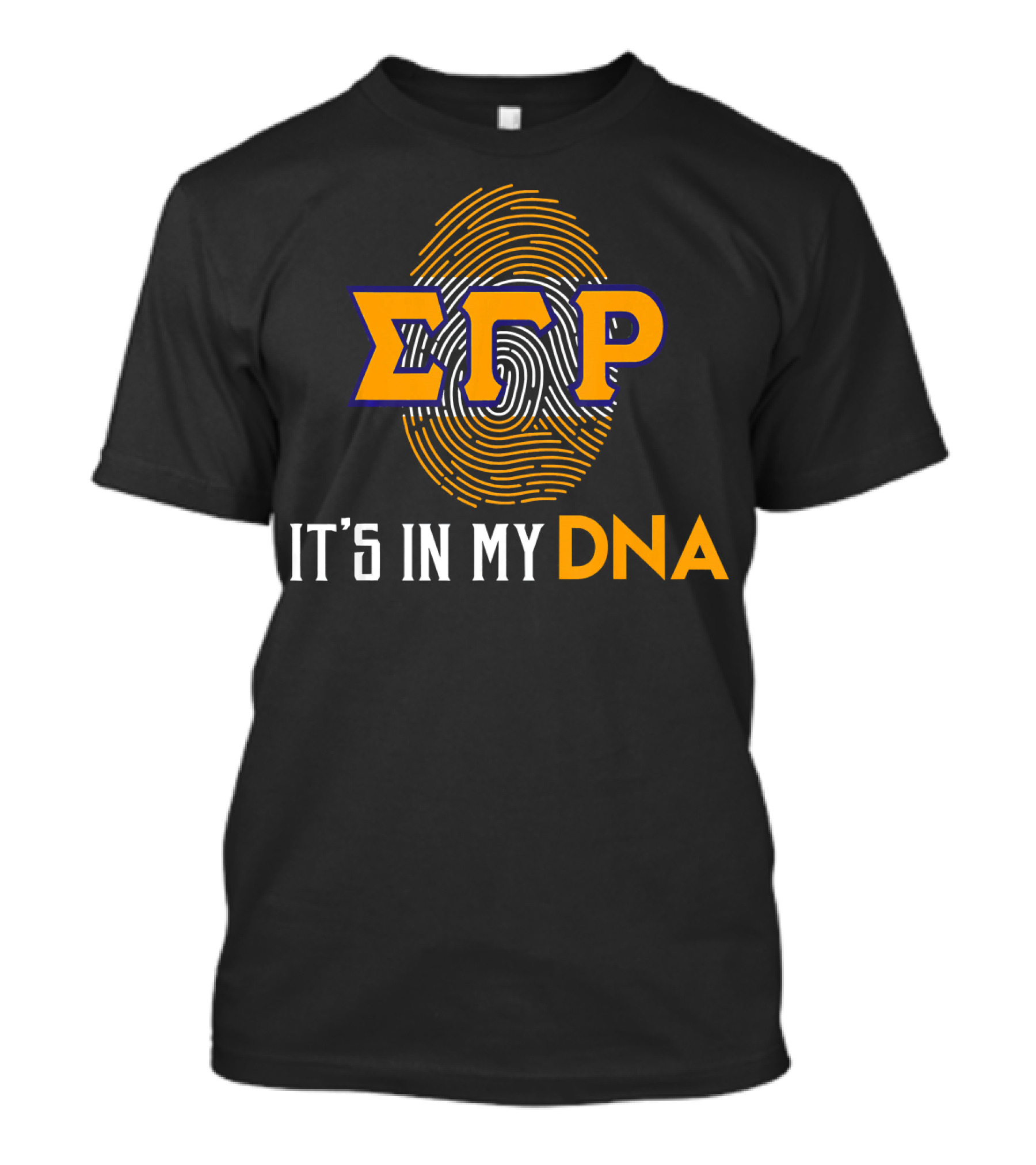 Sigma Gamma Rho SGRho It's In My DNA Fingerprint T-Shirt