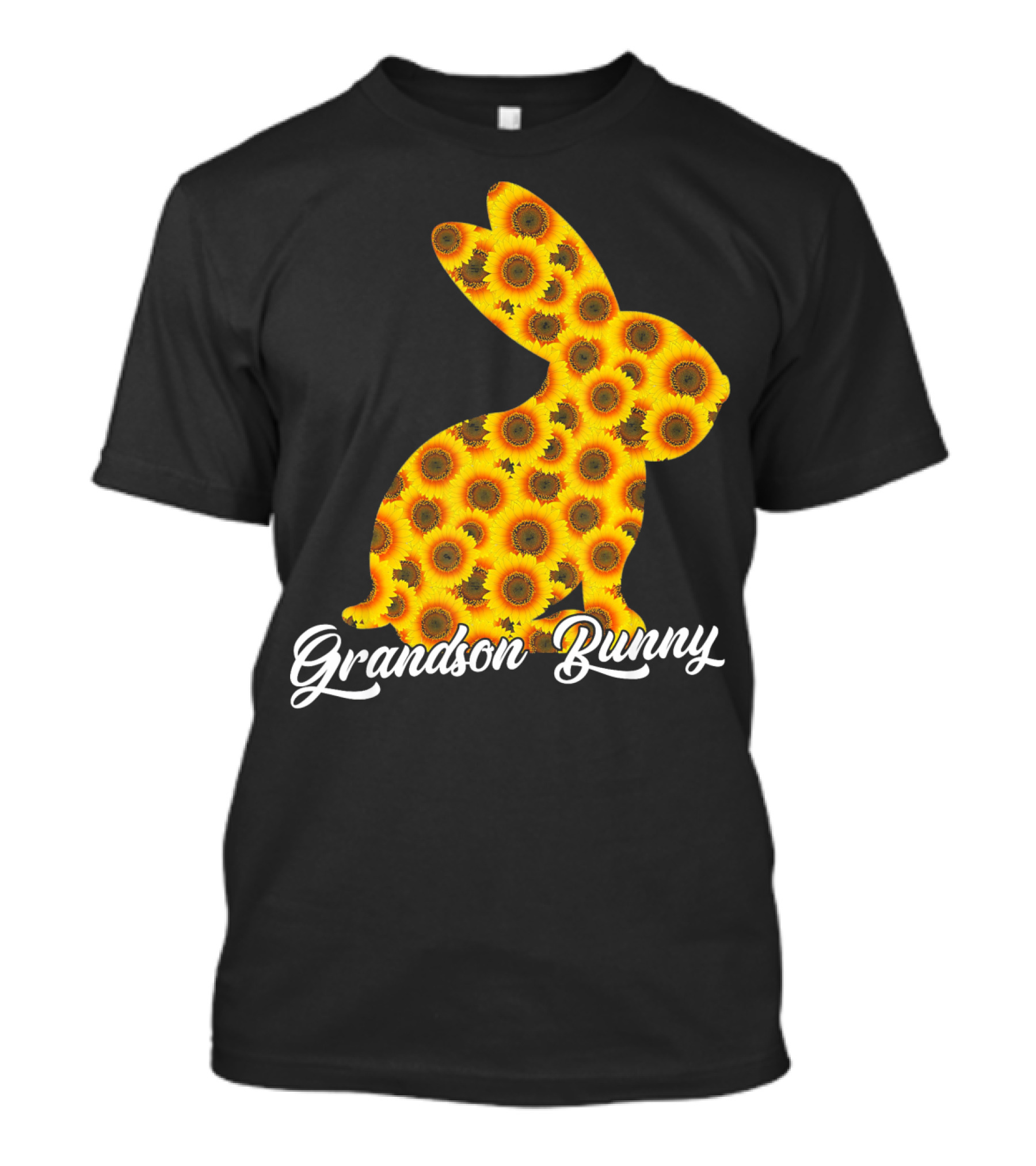 Grandson Bunny Sunflower Floral T-Shirt