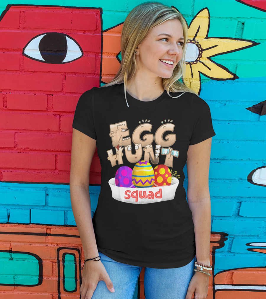 Egg Hunt Squad Cool Easter T-Shirt