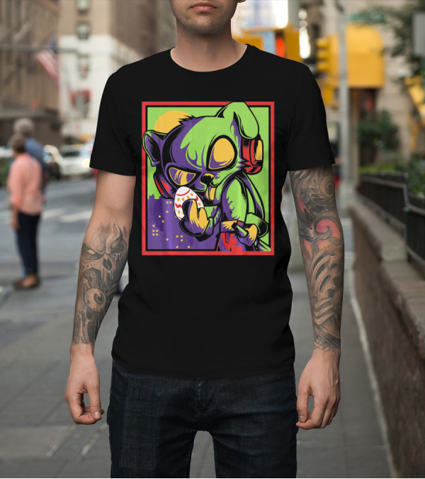 Shirt: Easter Bunny Rabbit Egg Neon Pop T-Shirt Easter Bunny Rabbit Egg Neon Pop T-Shirt