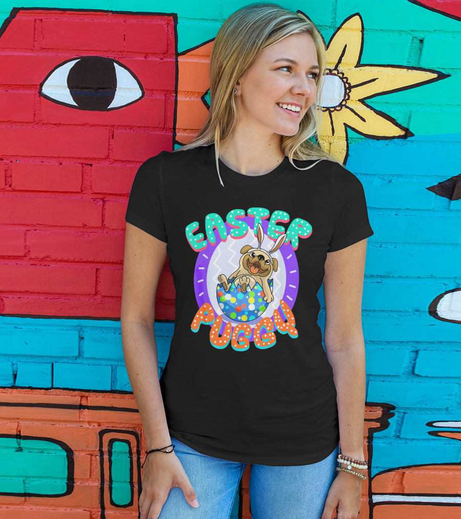 Easter Puggy Cute Resurrection Pug Dog T-Shirt