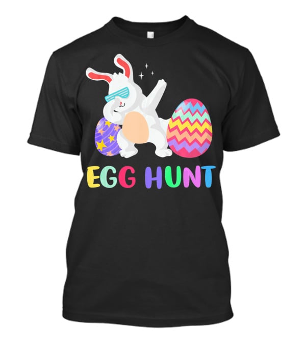 Easter Bunny Dabbing Egg Hunt Funny Easter T-Shirt