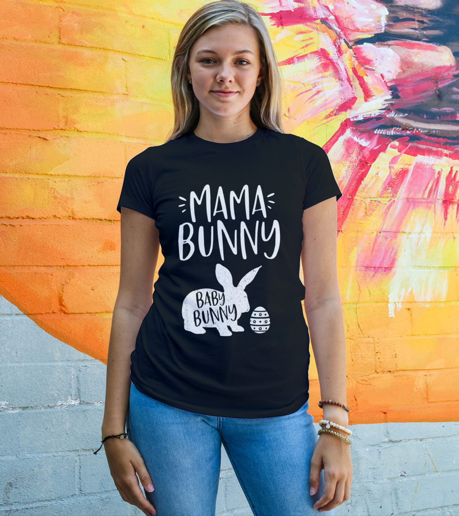 Mama Bunny Baby Bunny Cute Easter T-Shirt