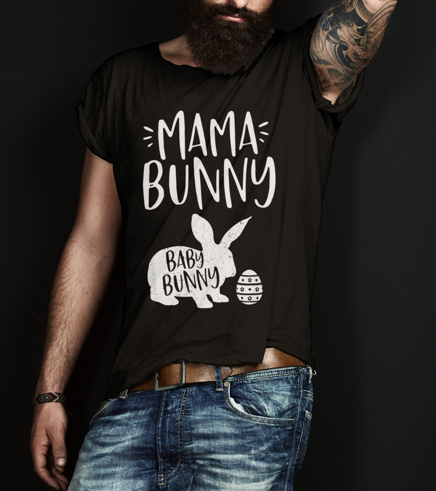 Mama Bunny Baby Bunny Cute Easter T-Shirt