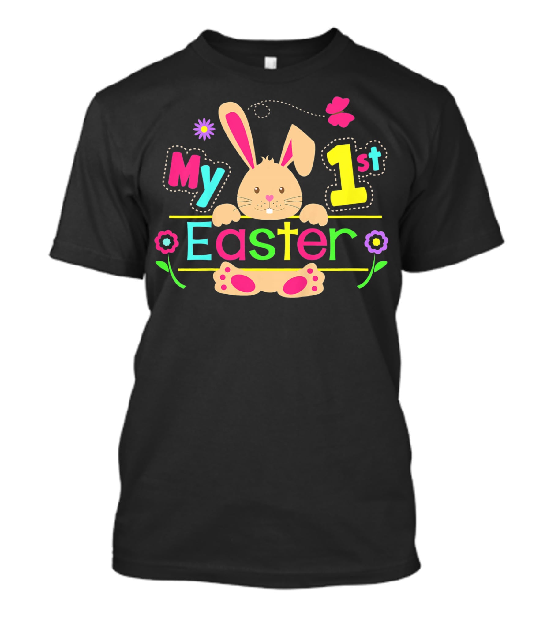 Kids My 1st Easter Bunny Flowers T-Shirt