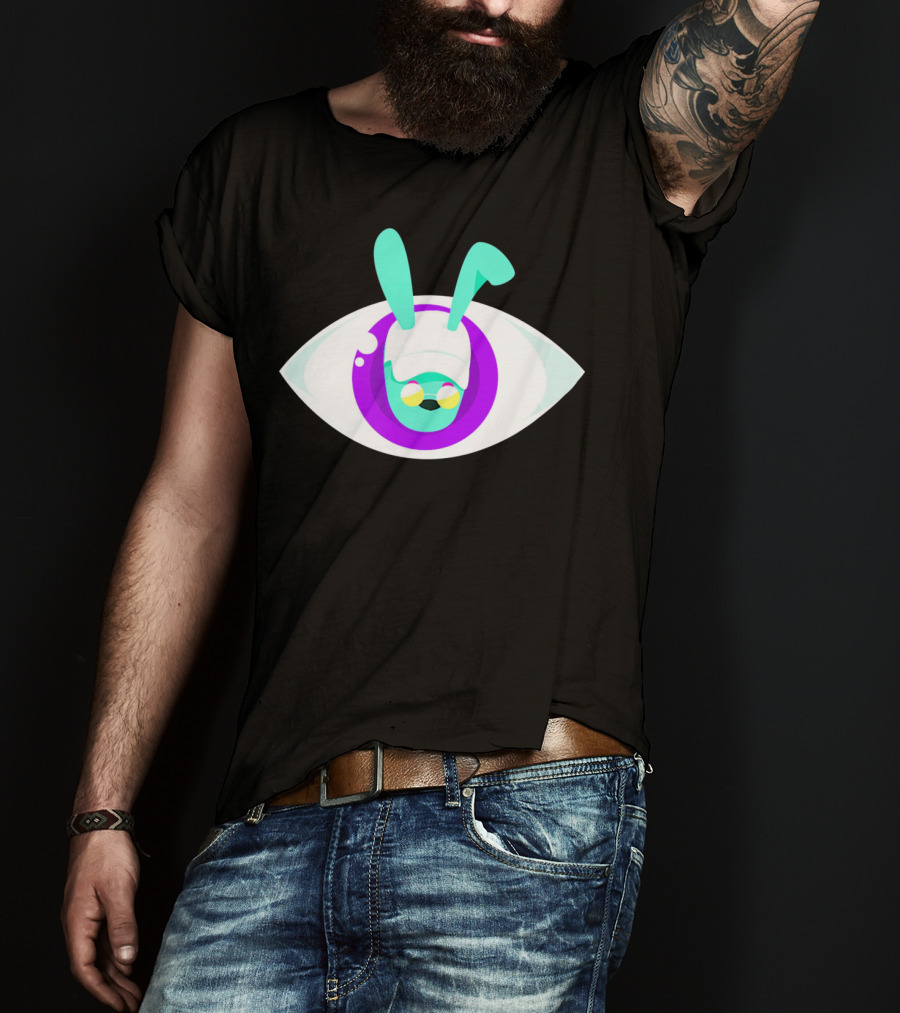 Bad Easter Bunny Big Eye Fashion Dembo Vibrant T-Shirt
