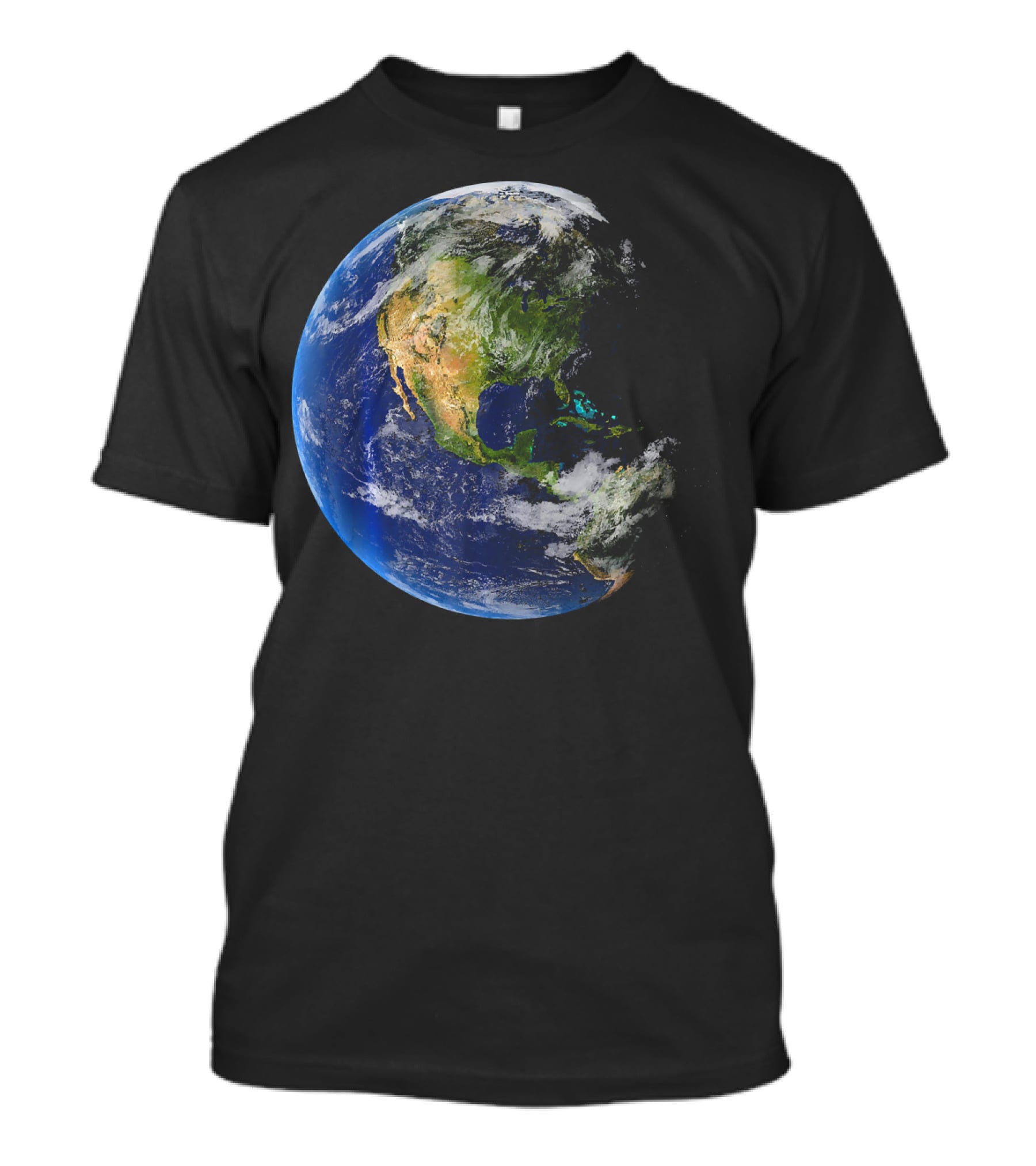 Planet Earth North America Globe T-Shirt