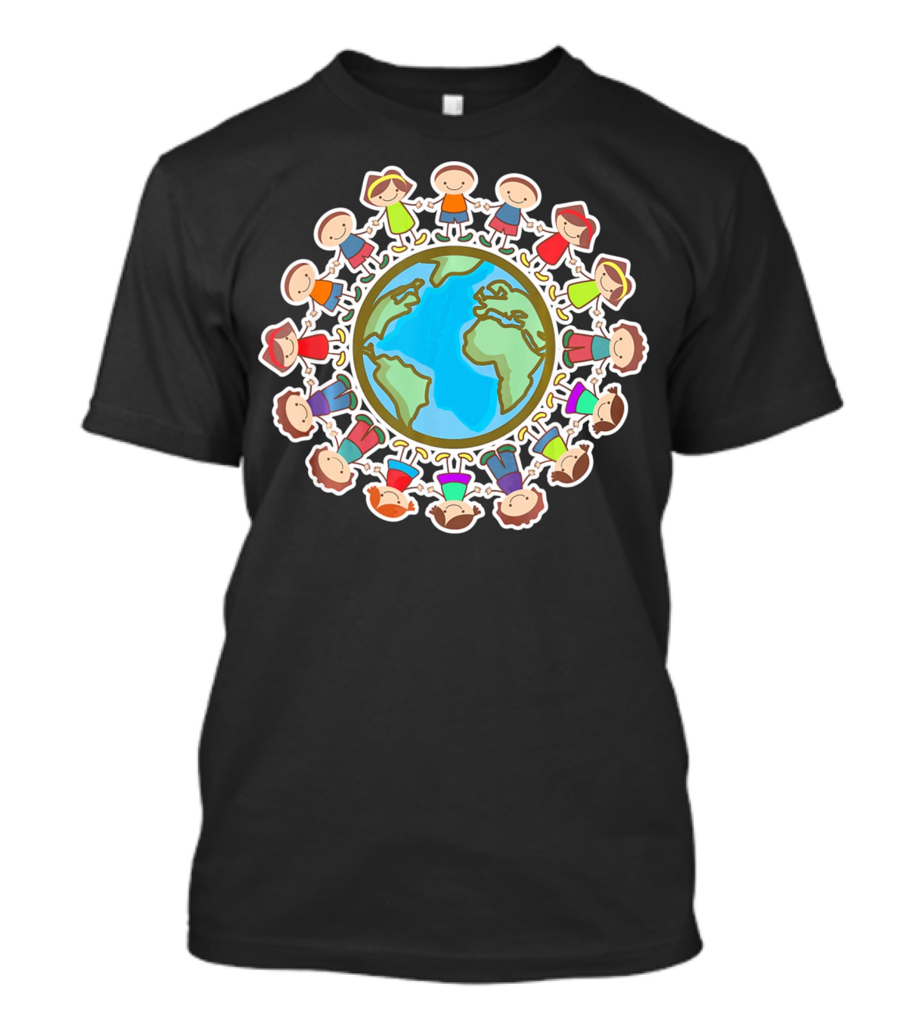 Kids Celebrating Earth Day Around The Globe T-Shirt