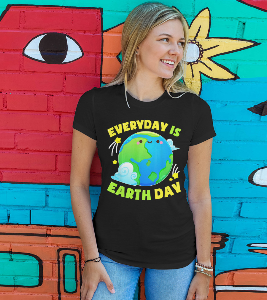 Everyday Is Earth Day Cute Love T-Shirt