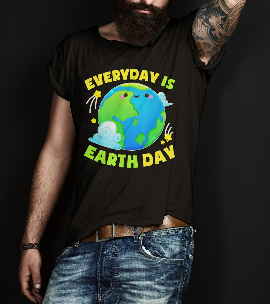 Everyday Is Earth Day Cute Love T-Shirt