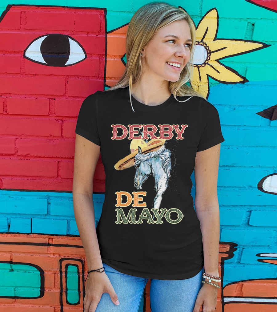 Derby Sombrero De Mayo Horse T-Shirt