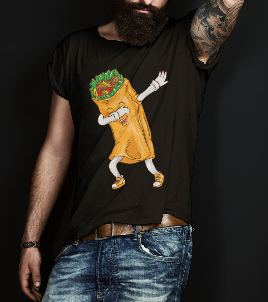 Cinco De Mayo Dabbing Burrito Cool Taco Party T-Shirt