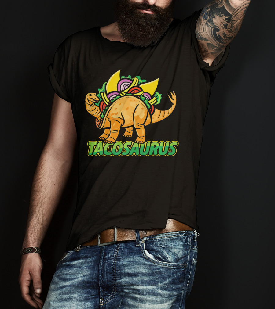 Tacosaurus Dinosaur Taco Cinco De Mayo T-Shirt