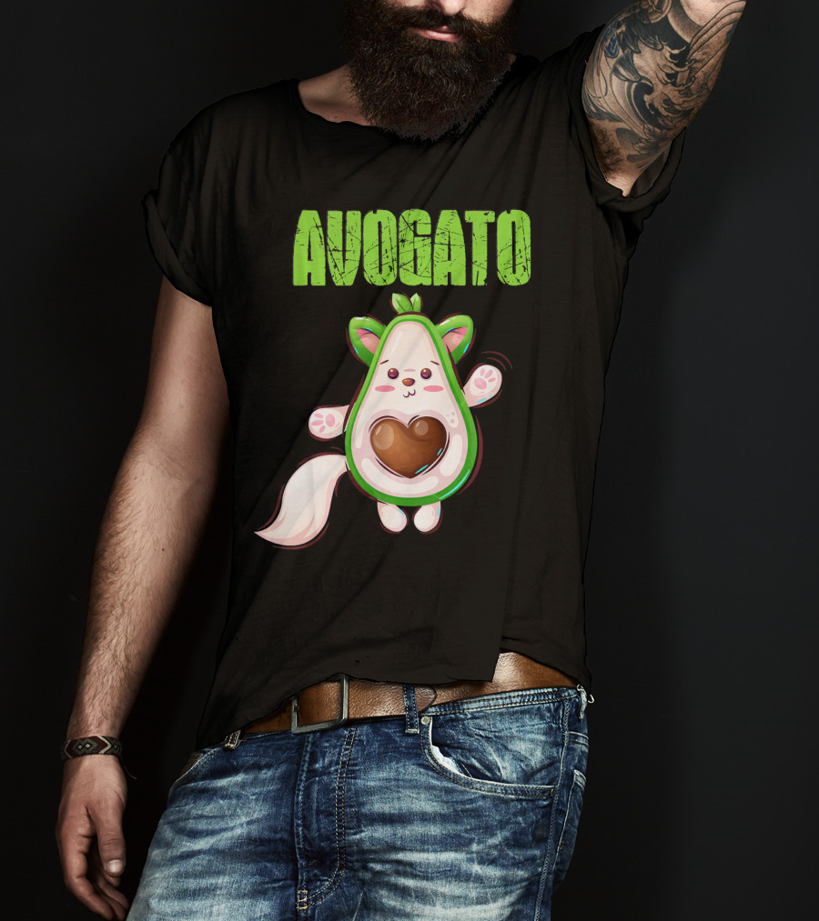 AVOGATO Cinco De Mayo Cat Avocado T-Shirt