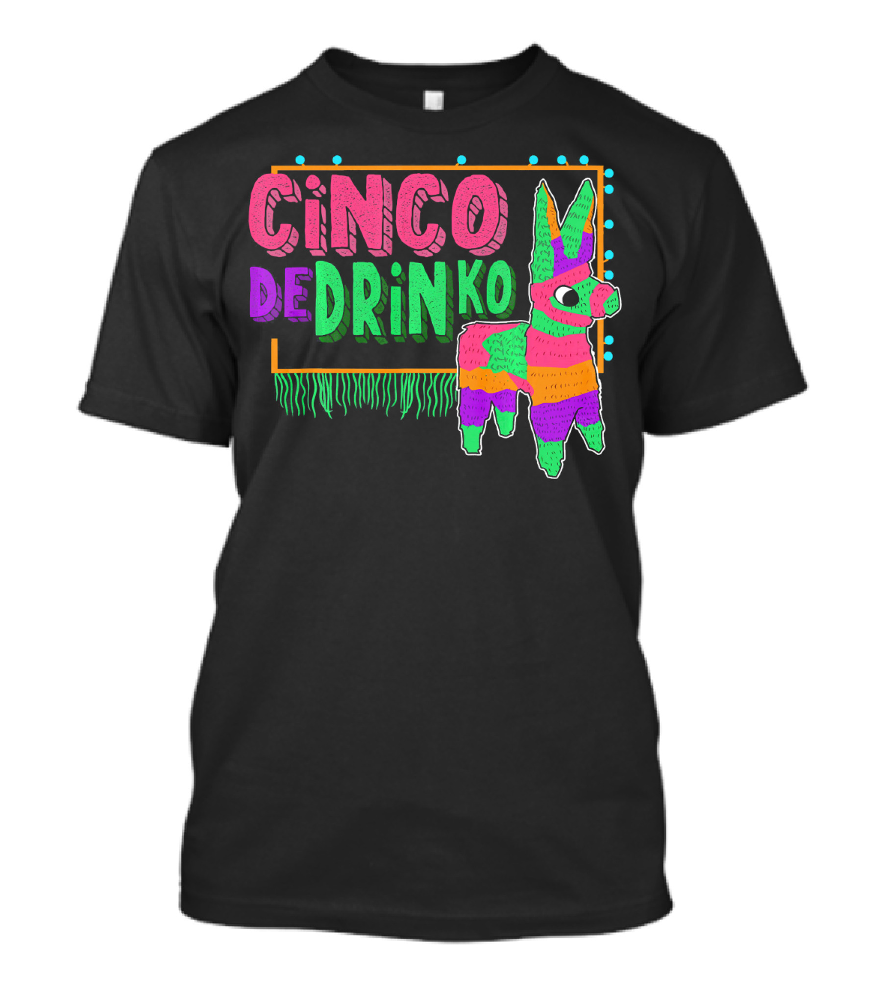 Cinco De Drinko Festive Piñata Humor T-Shirt