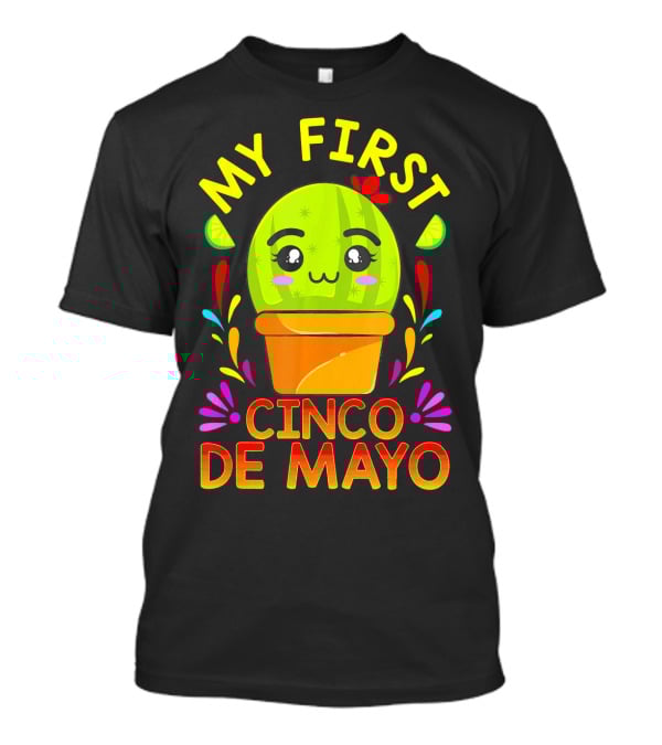 My First Cinco De Mayo Cute Cactus Baby T-Shirt