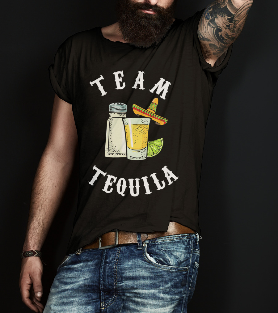 Team Tequila Salt Lime Sombrero Cinco Amigos T-Shirt