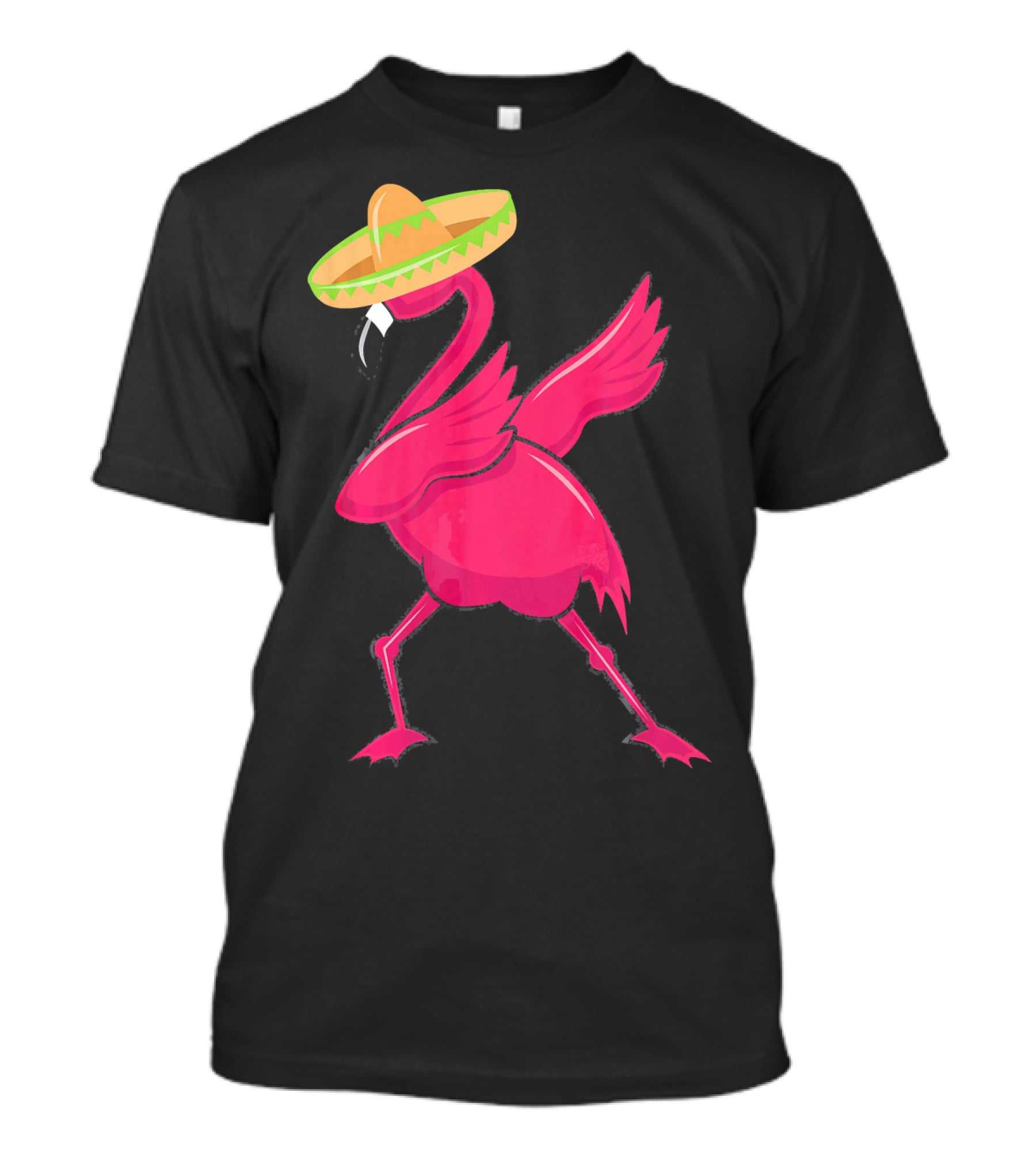 Flamingos De Mayo Cinco De Mayo Sombrero T-Shirt