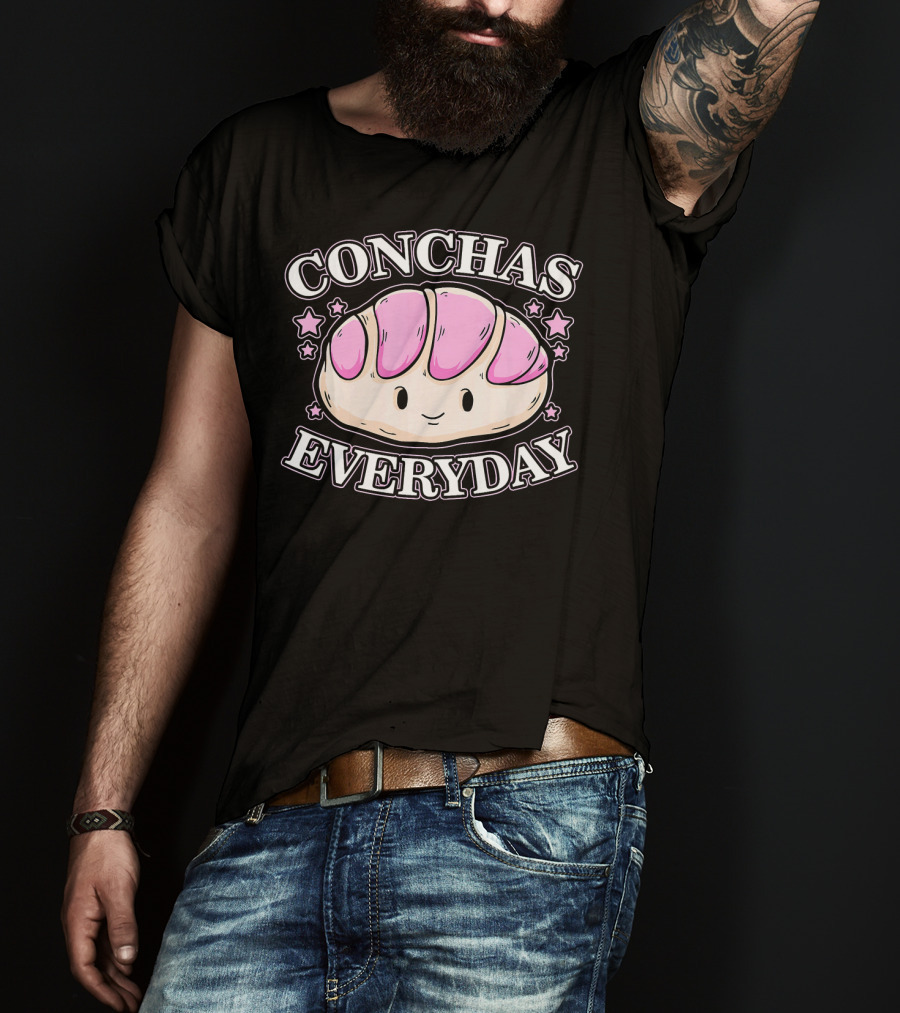 Conchas Everyday Funny Party Cinco De Mayo Mexican Pan Dulce T-Shirt